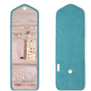 Utazási ékszerszervező türkiz kisebb