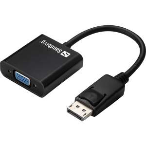 Adaptor Sandberg DisplayPort la VGA, negru, 508-43 - Porturi Display