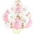 Unikornis lufi mix készlet, rózsaszín és fehér lufik gyerek születésnapi partira