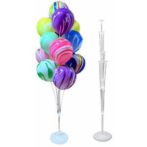 XXL állvány dekoratív léggömbökhöz 160 cm, műanyag, 19 kosárral és stabil talppal