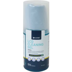 Platinet LCD Cleaning Gel 200ml with Microfiber Cloth - Computer Cleaning Supply