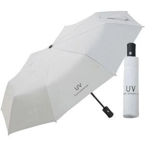 Automatický sklápací dámský deštník LIBERTY, modrý s klenoty, vyrobený z materiálu ANTI-UV, s přiloženým pouzdrem na přenášení 113042771 - Móda&obliekanie