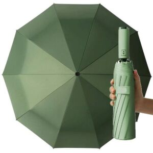 Automatický sklopný deštník, modrá s ozdobami, ocel a sklolaminát, 116 cm 113042776 - Móda&obliekanie