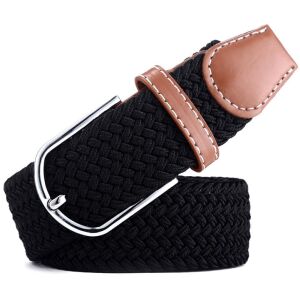 Uniszex rugalmas kötött öv nadrághoz, hossza 109-120 cm, szélessége 3,4 cm, poliészter + bőr 113043162 - Női öv