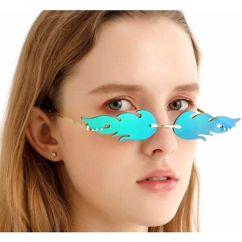 Hosszúkás Unisex Flame napszemüveg, UV szűrős kat. 400 3, Lencse méretei: 70x25 mm, Nyaláb szélessége: 20 mm 121072181