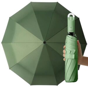 Automatiský dáždnik s oceľovými tyčami a sklolaminátom, anti-UV, hydrofóbna tkanina, 110 cm 113046113 - Móda&obliekanie