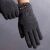 Férfi téli kesztyű, szürke melanzs színű, 100% akril fonal, univerzális méret 113047327
