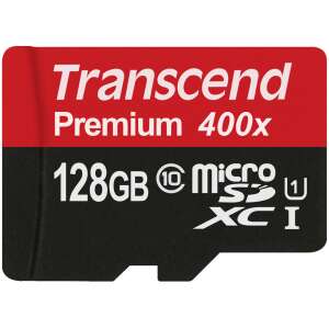 Transcend Premium 400x 128GB microSDXC memóriakártya - Transcend