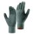 Férfi kötött téli kesztyű érintés funkcióval, zöld, akril fonal, egy méret mindenkinek 121080746