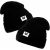Női sapka macska motívummal, fekete, akril kötött, univerzális méret 113049551