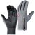 Férfi szigetelt tapintókesztyű télire, szürke, poliészter és gumi, XL-es méret 113049649