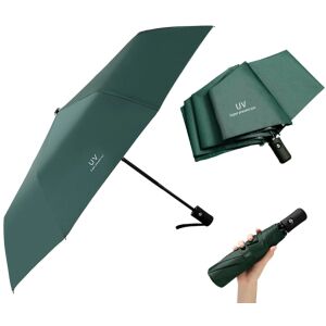 Automatický skládací dámský deštník, zelený, s UV ochranou a voděodolnou hydrofobní tkaninou, 110 cm 119993515 - Móda&obliekanie