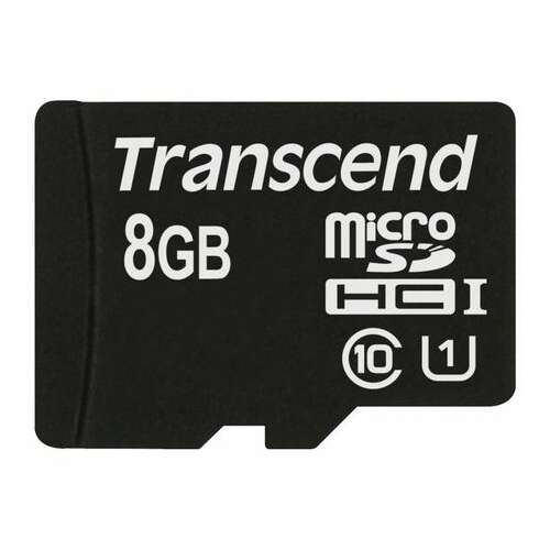 Transcend 8GB MicroSDHC memóriakártya - Transcend
