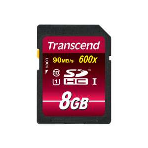 Transcend Ultimate 8GB SDHC Class 10 UHS-I memóriakártya - Transcend