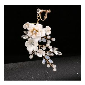 BOHO esküvői fülbevaló kristályokkal, kézzel készített ékszerötvözetekből, hipoallergén és tartós