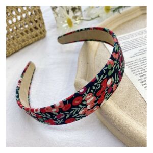 Bársony fejpánt Turbán Prosta, Átmérő 12,5 cm, Szélesség 3 cm 113053479 - Fejpánt, fejkendő