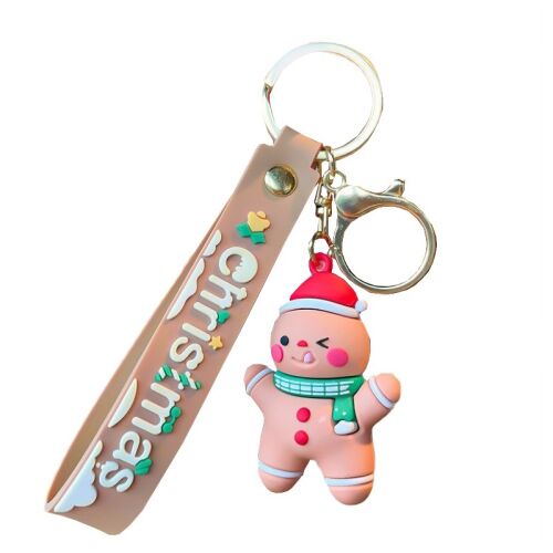 Brelok świąteczny Flamenco Mystique z zawieszką w kształcie piernikowego ludzika