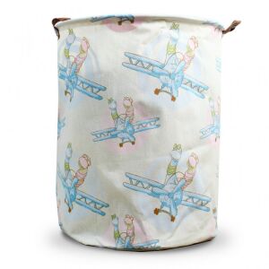 Tárolókosár játékoknak vagy mosópalacknak, pamutvászon, 40x50 cm