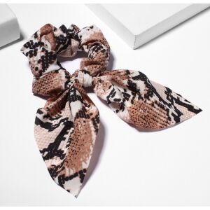 Rugalmas sál hosszú hajra, PIN UP stílus, barna színű