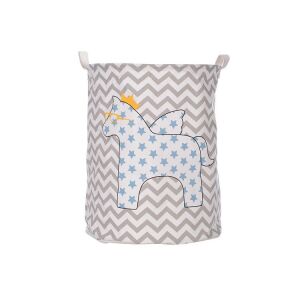 Szervező játékokhoz és ruhákhoz Pegasus, pamutvászon, szélessége 35 cm, magassága 45 cm