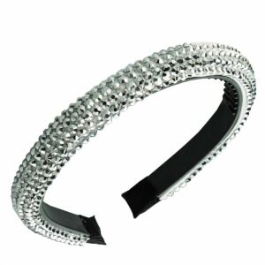 Kristály fejpánt Silver O414S, átmérője 11,5 cm, szélessége 2 cm 113056647 - Fejpánt, fejkendő