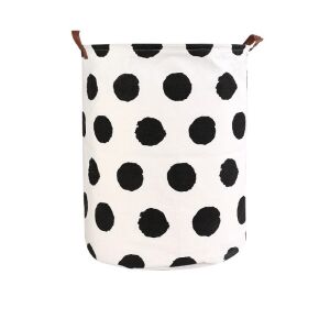 Tárolókosár játékoknak vagy mosópalacknak, pamutvászon, 35x45 cm