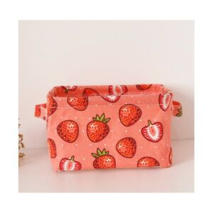 Játék- és ruharendező, pamutvászon, szélesség 16 cm x magasság 20 cm x mélység 13 cm