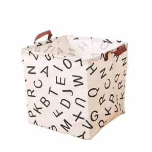 Szervező játékokhoz és ruhákhoz, pamut lepedő, 31x31x31 cm