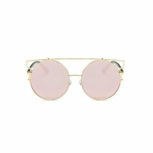 Tükör napszemüveg, rózsa arany, fém elemek