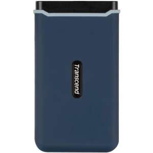 Transcend ESD370C 250GB USB 3.1 Gen2 USB-C 3D TLC 1050/950MB/s külső SSD, elülső nézet - Transcend