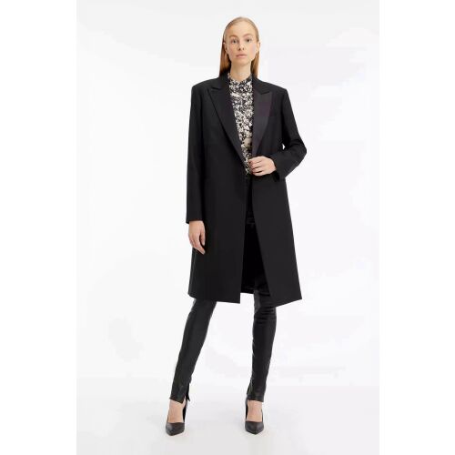 Vlnený kabát Calvin Klein K20K205117 40 EU Black L INTL