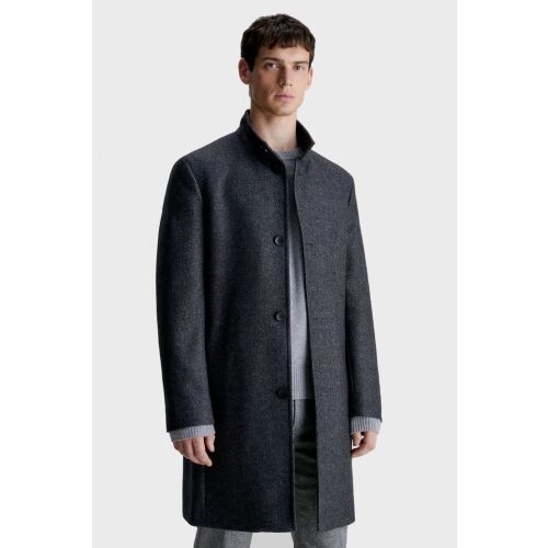Palton gri din lână Calvin Klein pentru bărbați