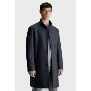Calvin Klein Grauer Wollmantel für Herren - Calvin Klein