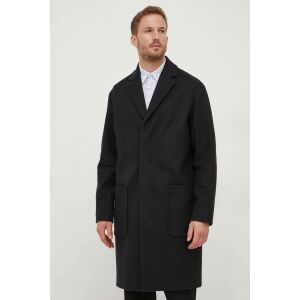 Palton lână neagră bărbați Calvin Klein - Îmbrăcăminte pentru femei