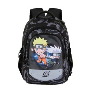 Plecak szkolny Naruto Kid, czarny, z Naruto i Sasuke - Karactermania