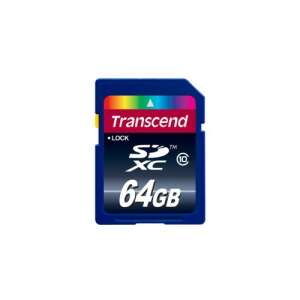 Transcend 64GB SDXC Class 10 memóriakártya 58602731 