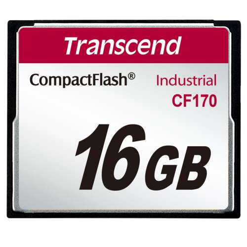 Transcend Industrial CF170 16GB CompactFlash memóriakártya