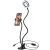 Platinet LED Ring Light for Vlogging with Flexible Arm and Phone Holder