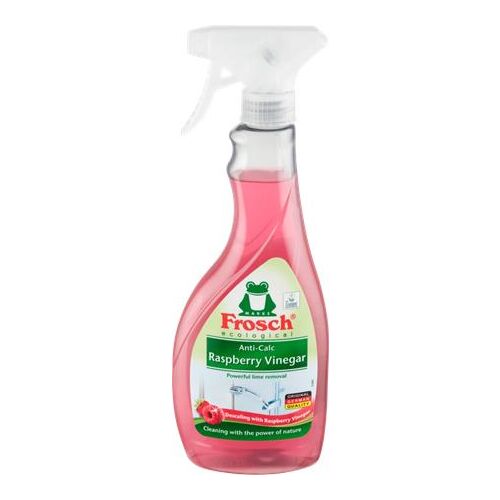 Frosch Raspberry Vinegar Anti-Calc Limescale Remover Spray, 500ml