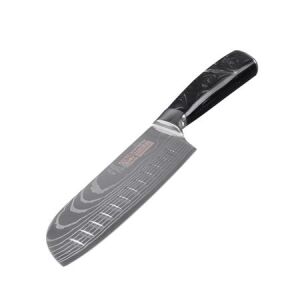 RESTO Eridanus Santoku Knife 19cm with Damascus Steel Pattern - RESTO