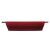 RESTO Fornax red rectangular baking dish side view