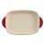 RESTO Fornax red rectangular baking dish top view