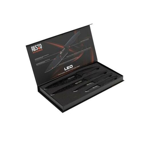 RESTO Leo 4-teiliges Messerset in Geschenkbox