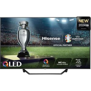 Hisense 43A7NQ 43-calowy QLED 4K Ultra HD Smart TV z partnerstwem EURO2024 - Hisense