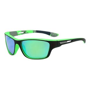 Férfi nerdy sportszemüveg, polarizált, univerzális kerékpározáshoz, fekete