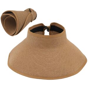 Elegáns női strand szalmakalap, bézs színű, M-es méret 121050285 - Női kalap