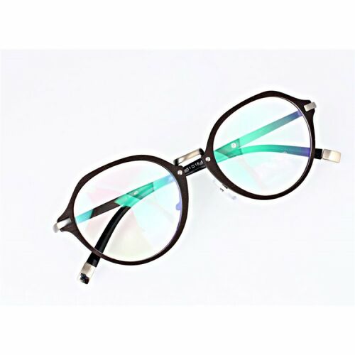 Divat szemüveg, Model 6 OK102, cserélhető lencsékkel, fa szerkezet, szélesség 13,9 cm - magasság 4,9 cm