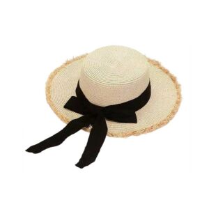 Stílusos női nyári strand szalmakalap masnival CZ49 113075900 - Női kalap
