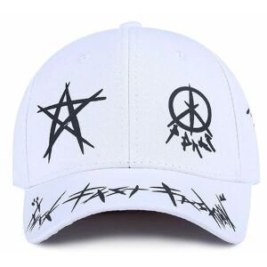 Uniszex baseballsapka graffiti felirattal, légáteresztő anyag, univerzális méret 56-60 cm