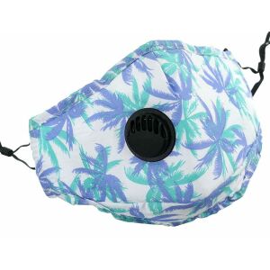 Unisex Ochranná Maská s Ventilom a Filtračnou Priehradkou, Bavlnená, 23x13 cm, Prateľná 113077906 - Maska na ústa